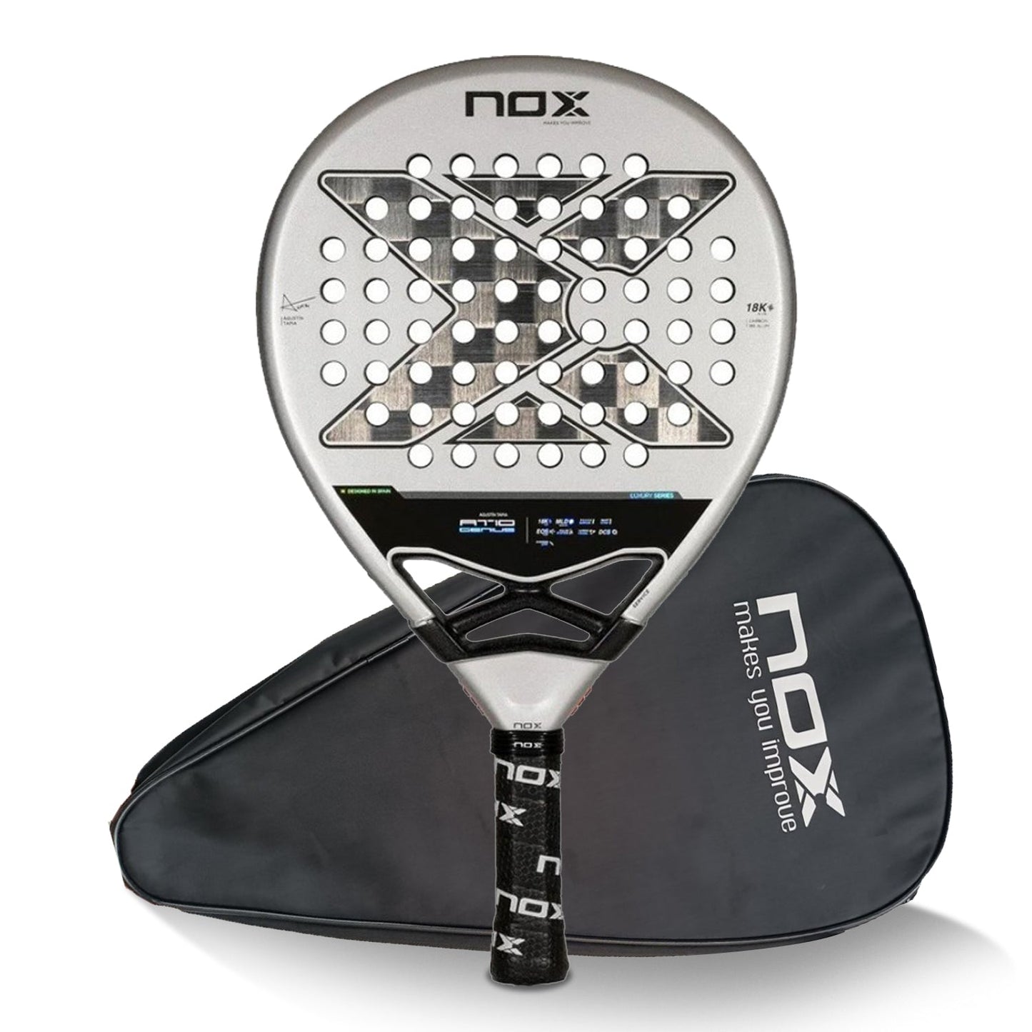 מחבט לפאדל NOX AT10 18K 2024 - casapadel