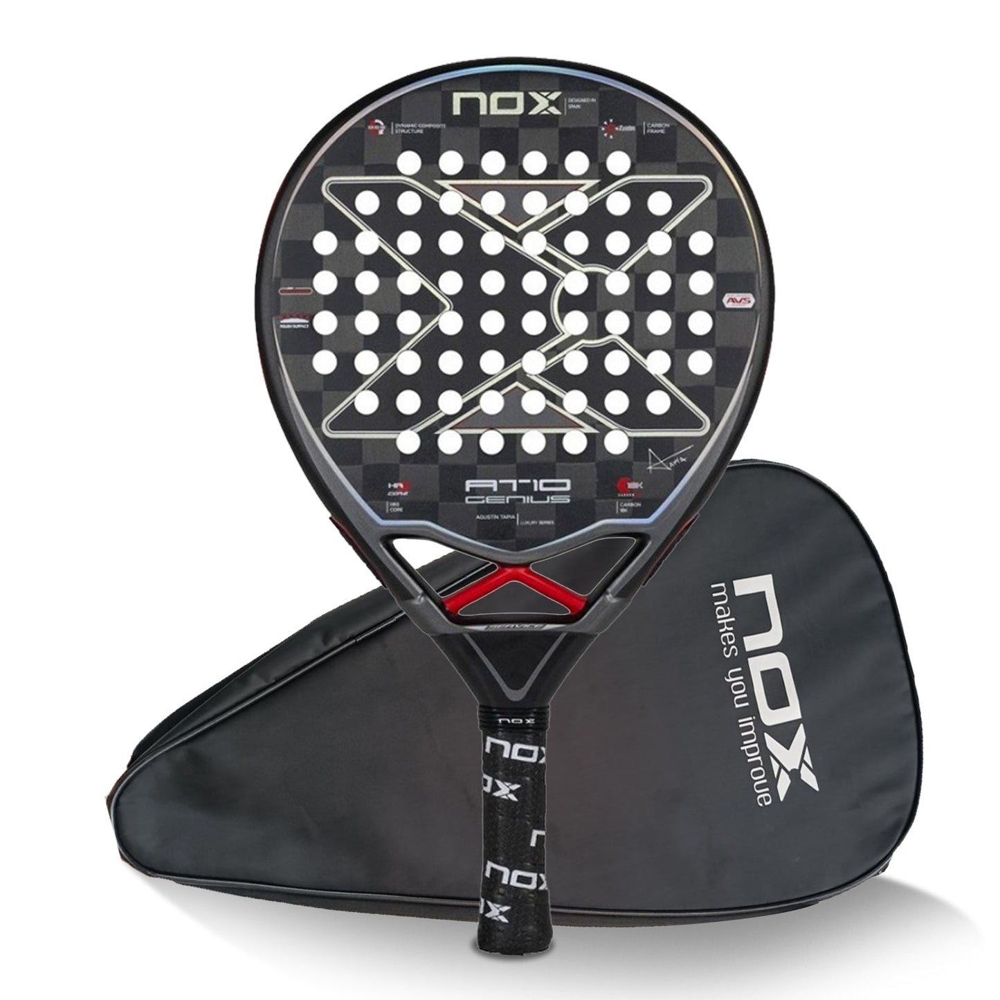 מחבט לפאדל NOX AT10 18K 2023 - casapadel